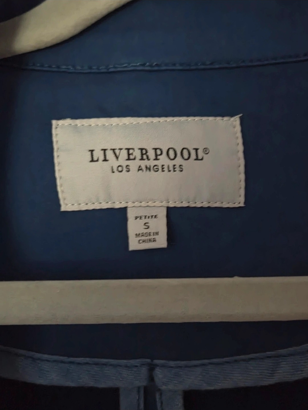 Liverpool Los Angeles Navy & Gray Blazers Size S - Picture 3 of 4